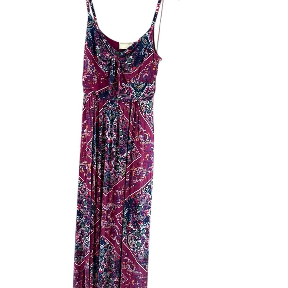 Moulinette Soeurs Pink Black Resort Maxi Dress - Picture 4 of 11